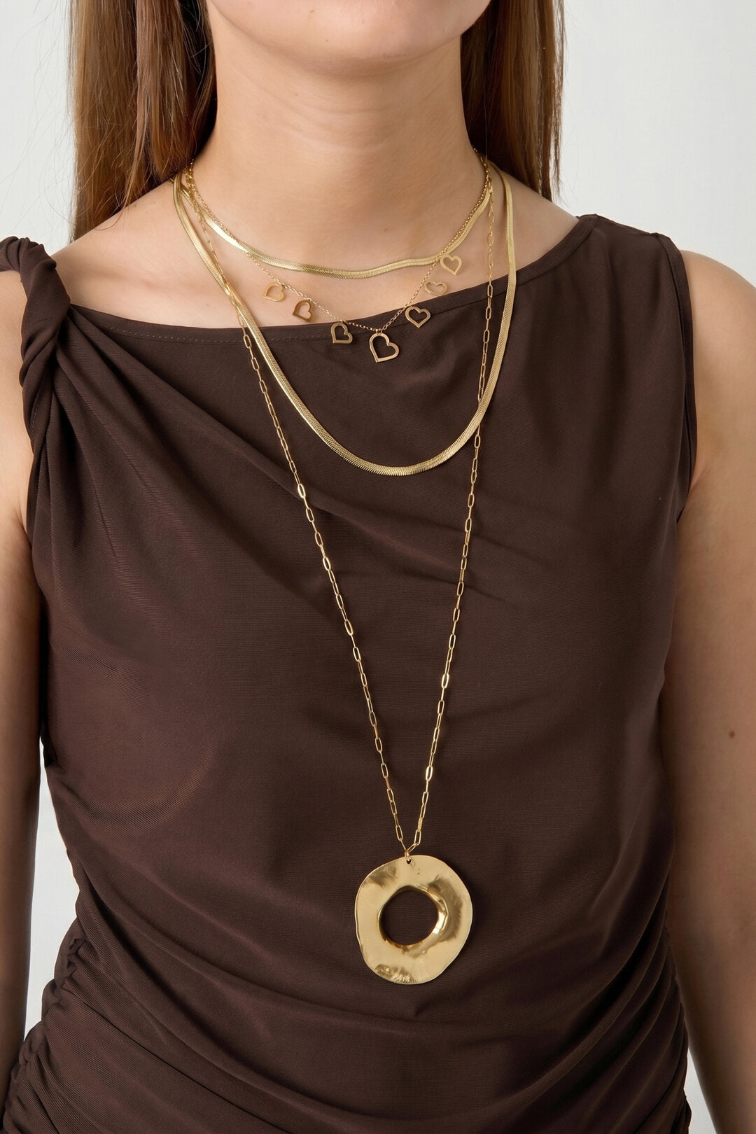 Collier avec pendentif Aura