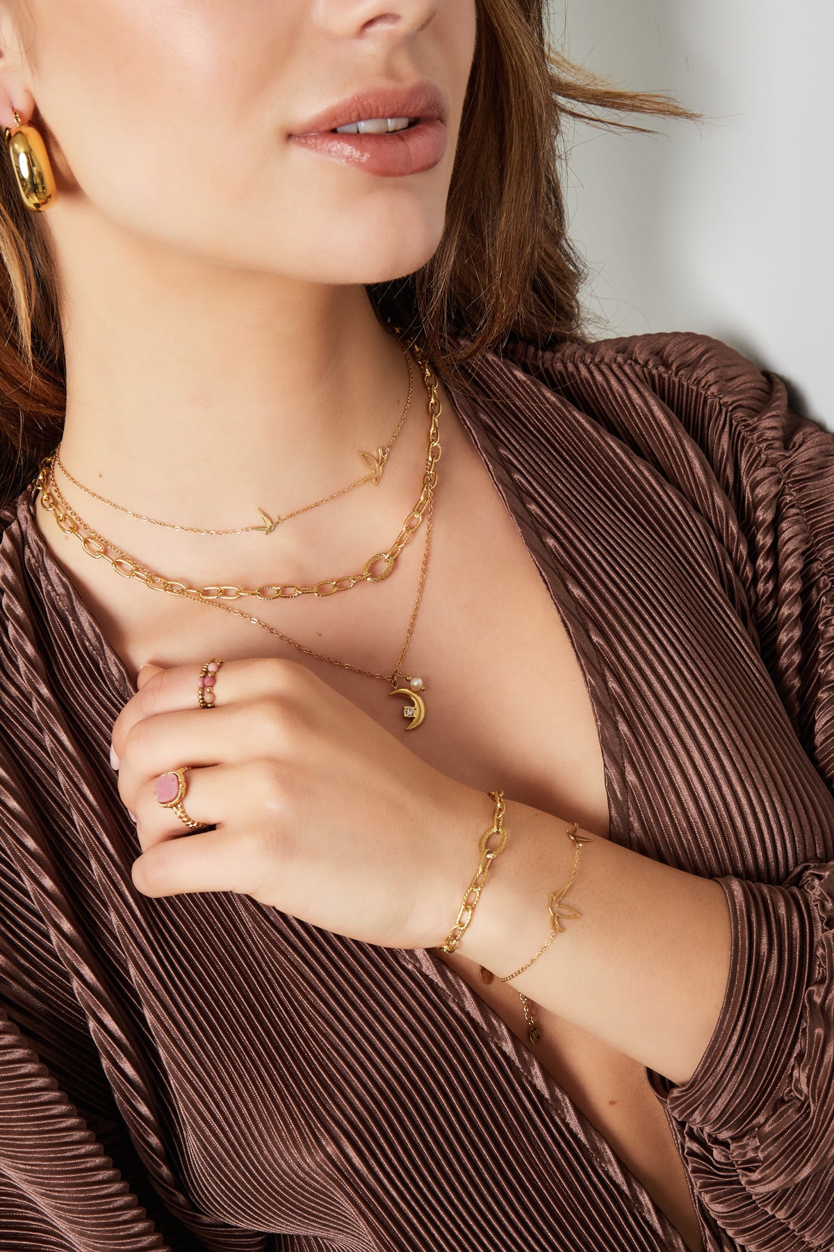 collier oiseau