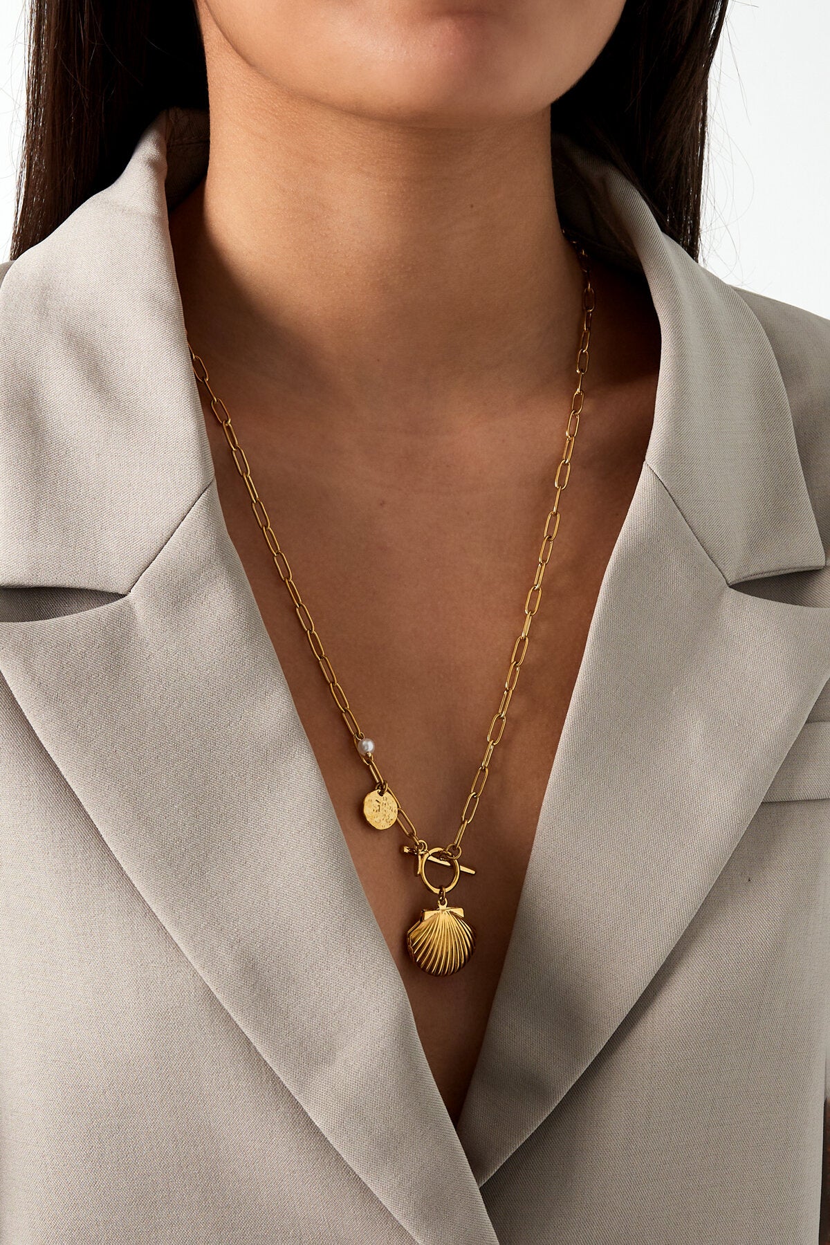 collier coquillage