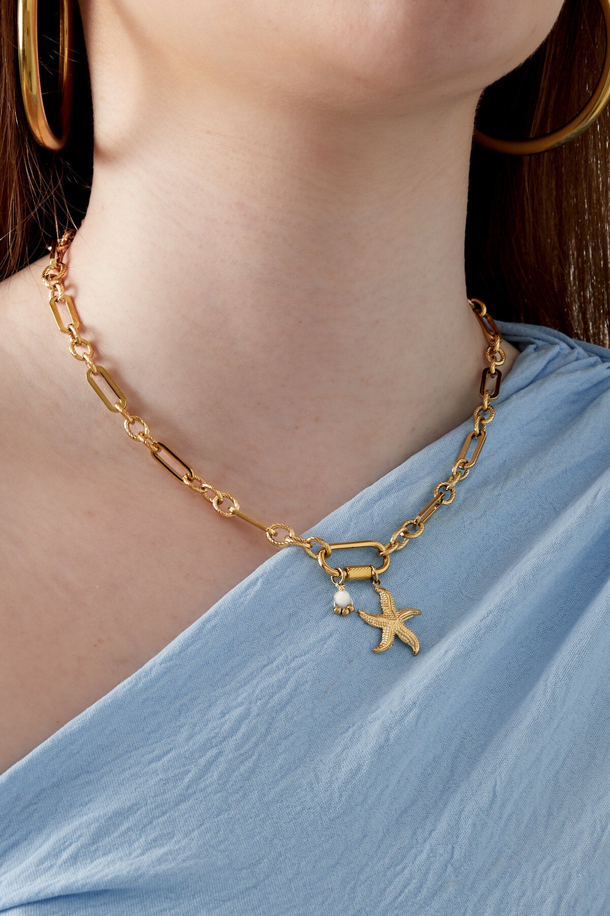 collier dîner étoile de mer