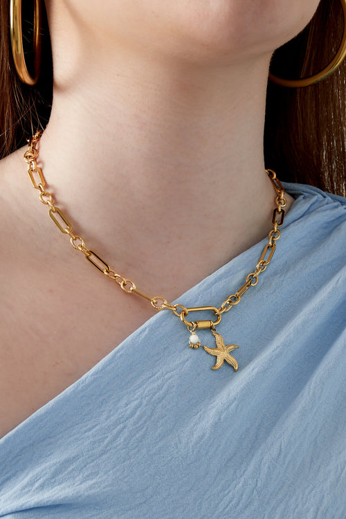 collier dîner étoile de mer