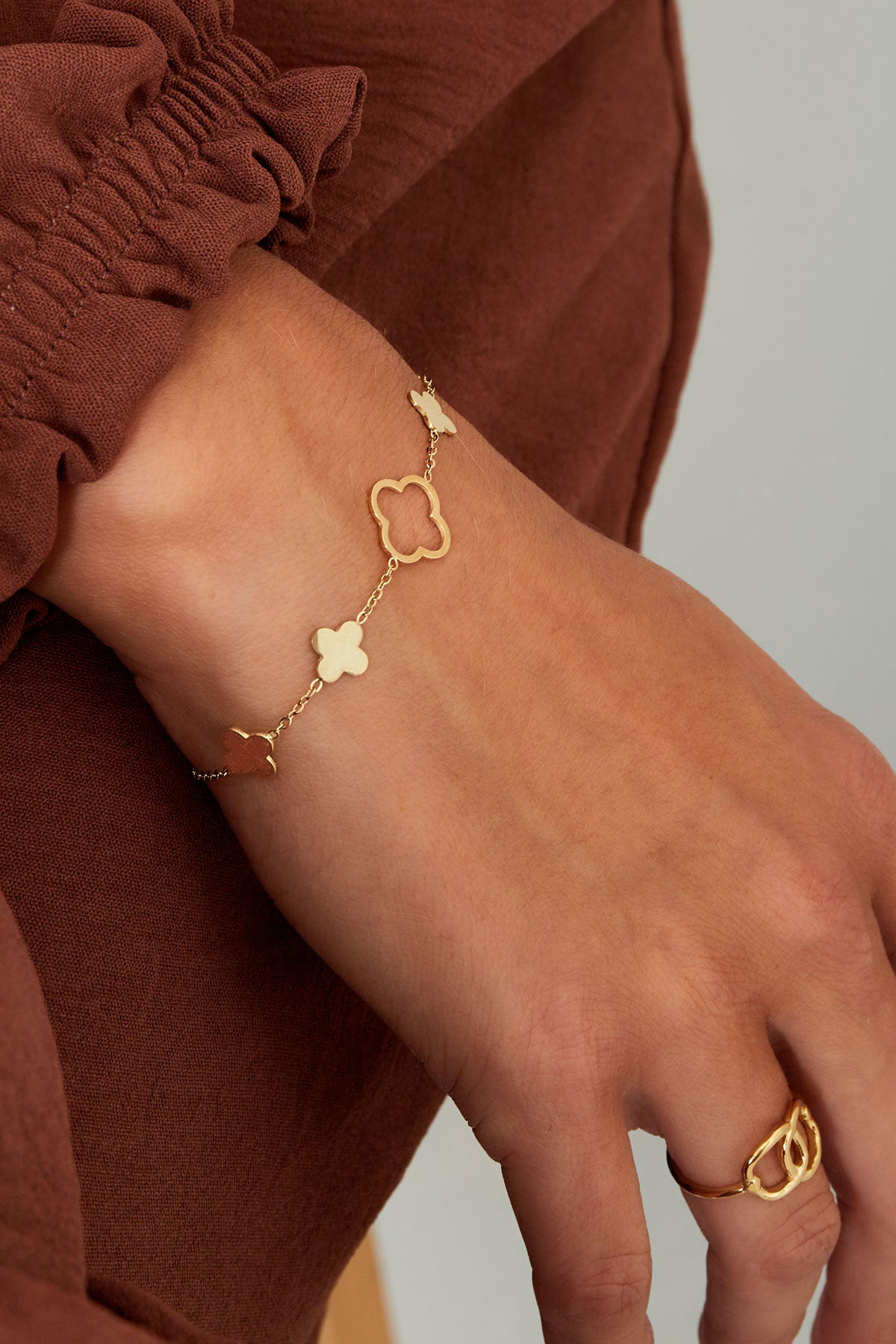 bracelet trèfles