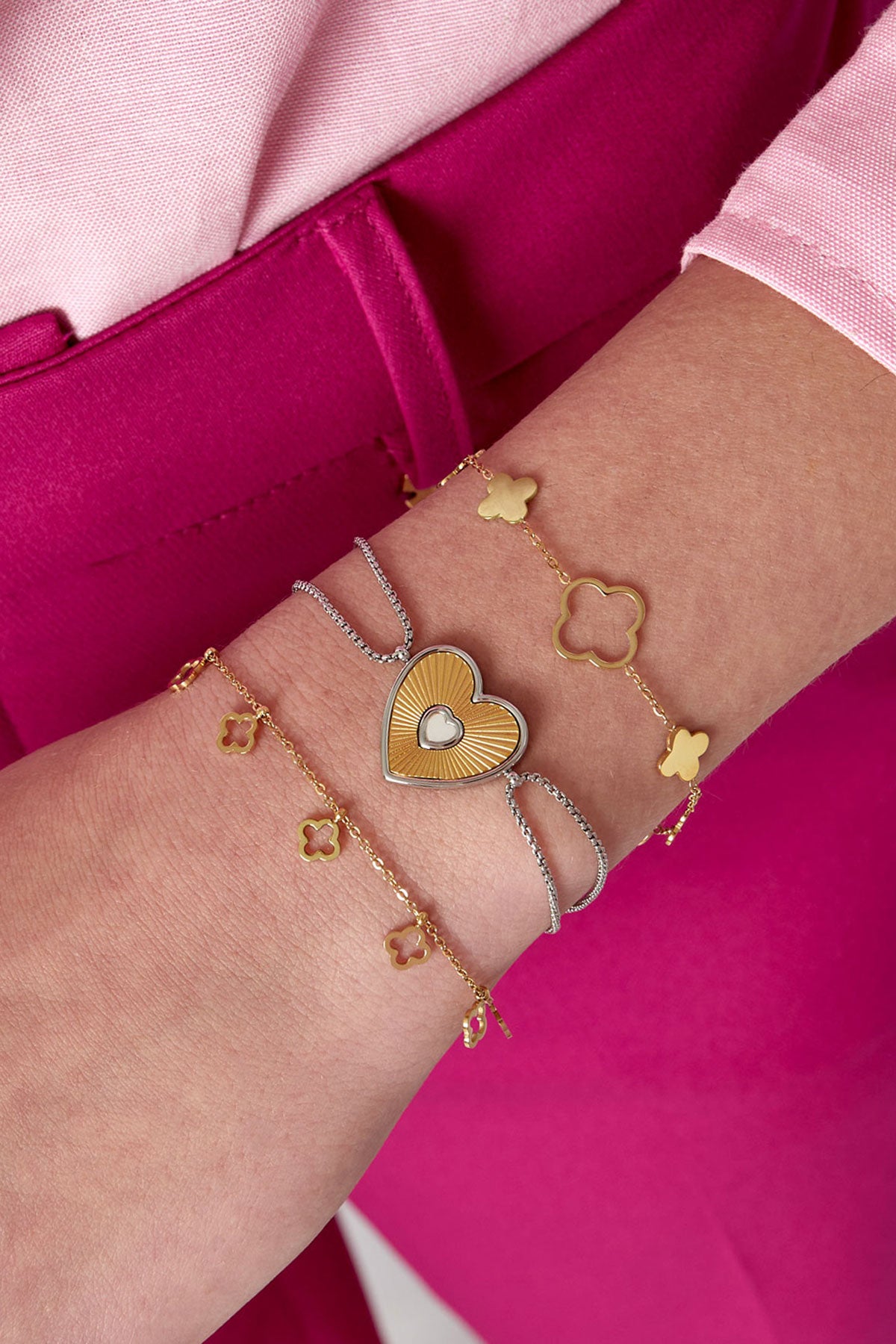 bracelet trèfles