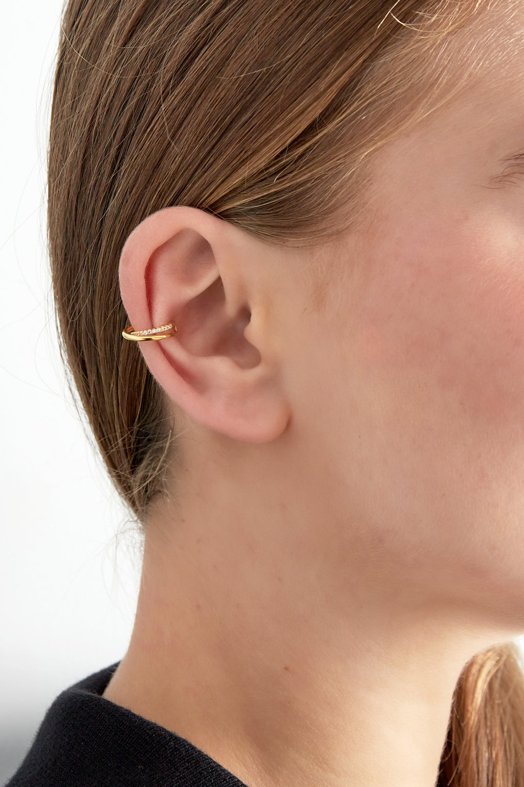 Boucle d'oreille Layered Glam - doré