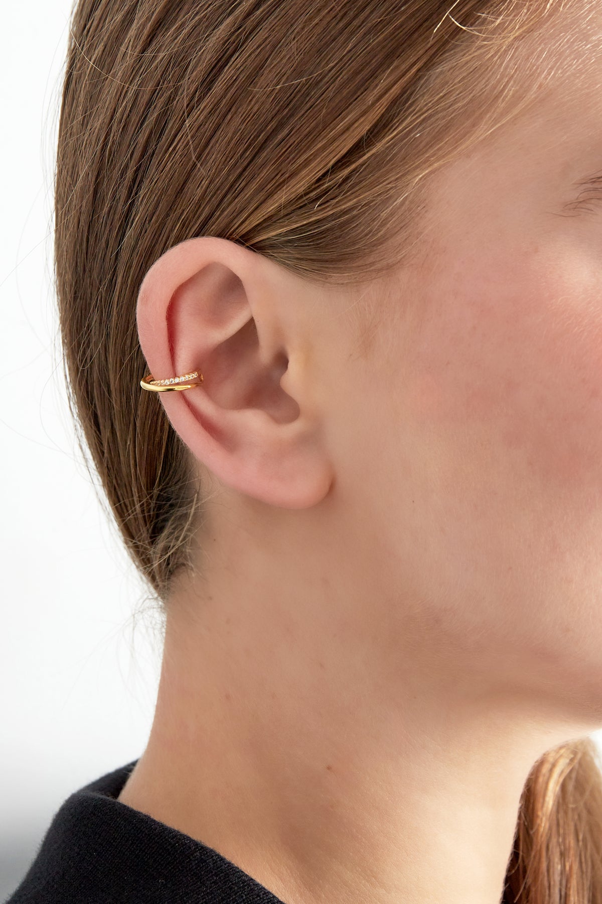 Boucle d'oreille Layered Glam - doré