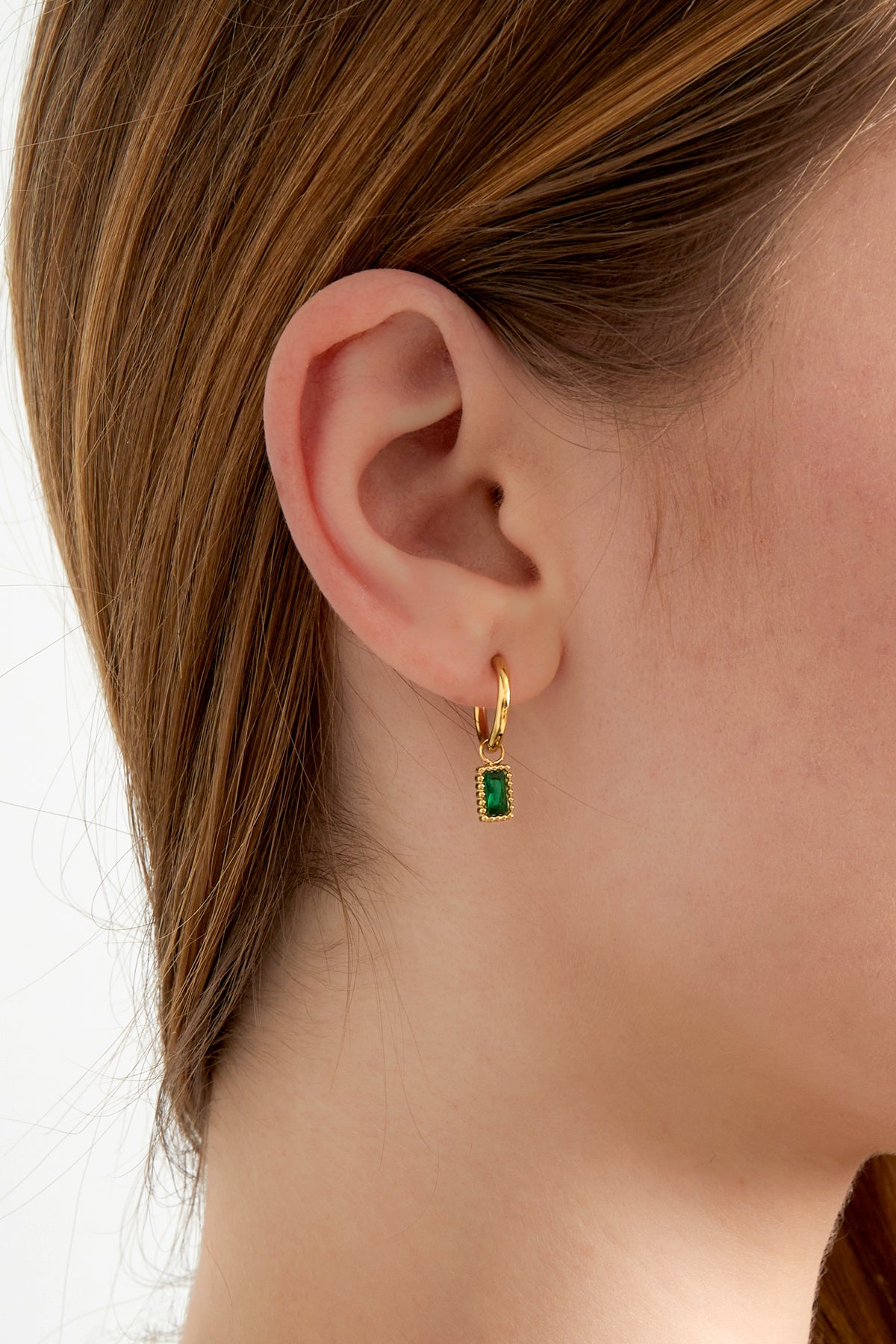boucles d'oreilles élégantes et scintillantes