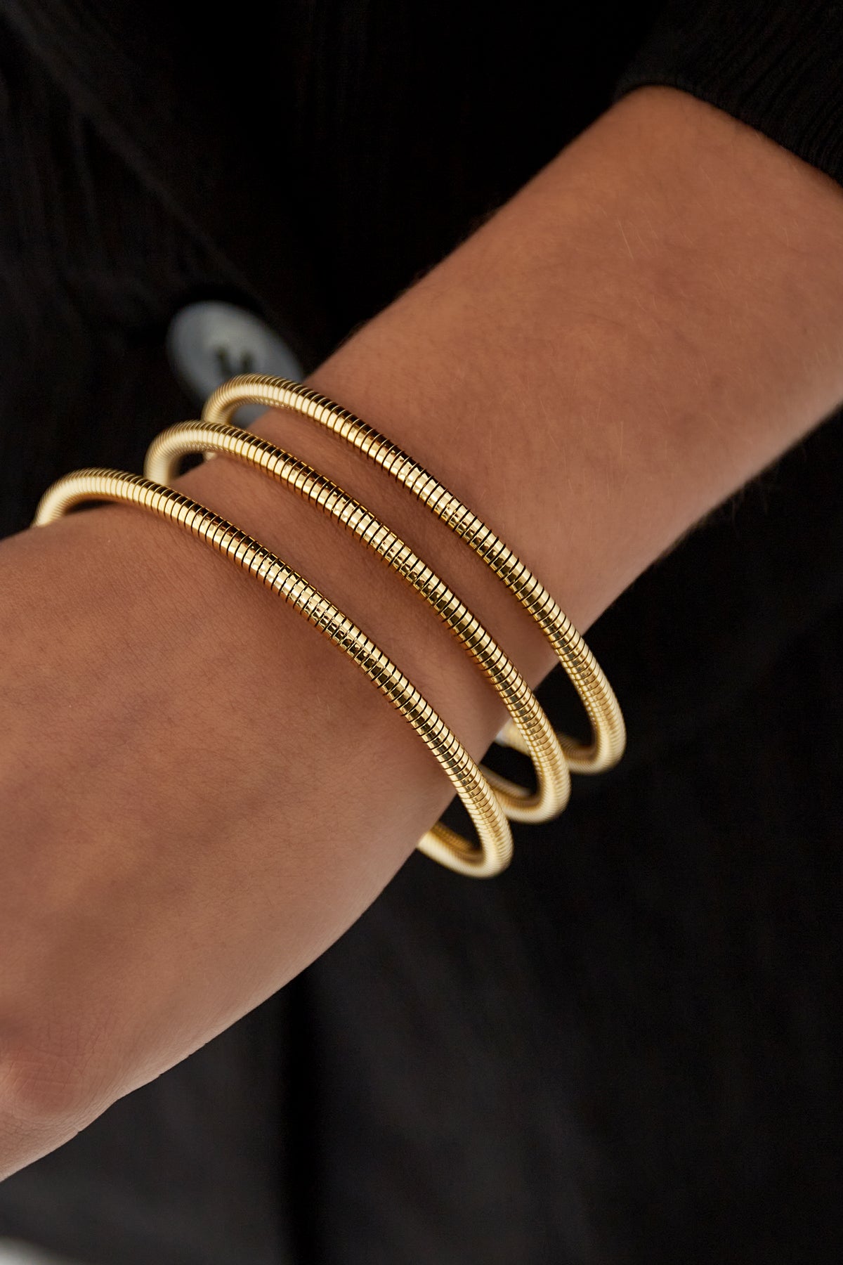 bracelet torsadé et ficelle