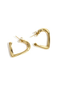 Boucles d'oreilles créoles Cœur Simple Daily Simple Series Bijoux pour femmes