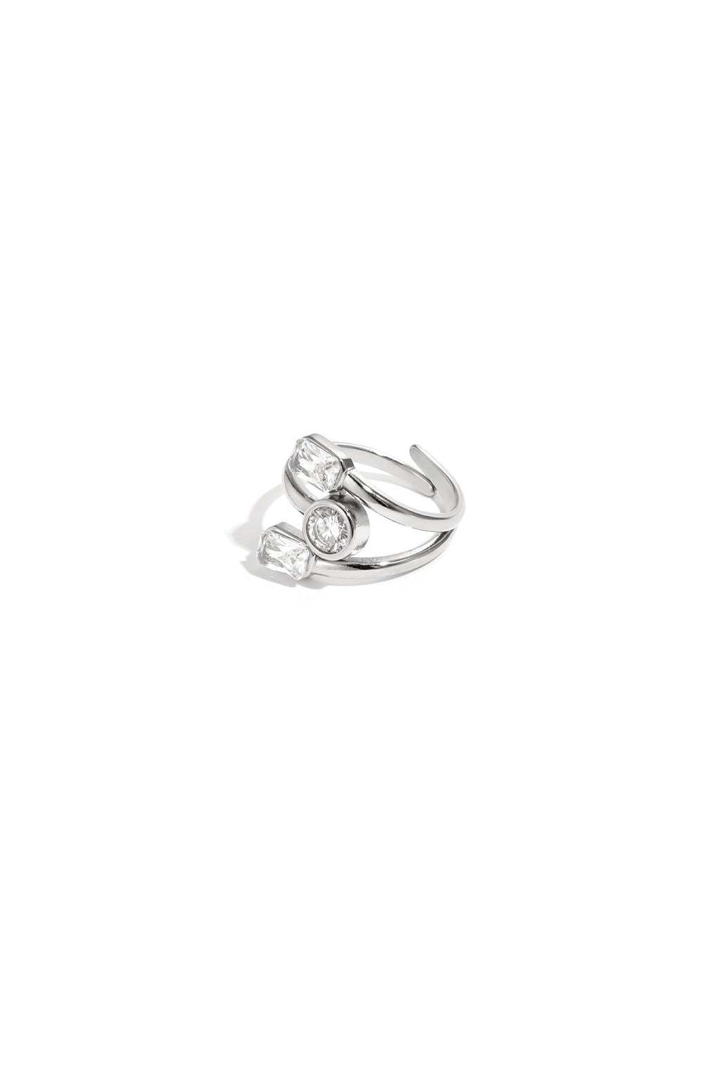 Bague ornée de pierres variées