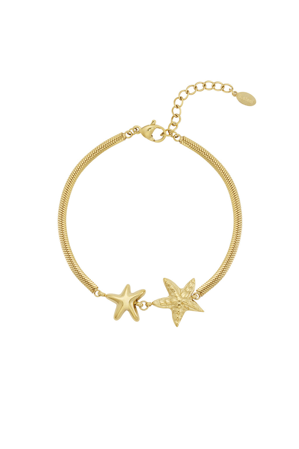 Bracelet double étoile