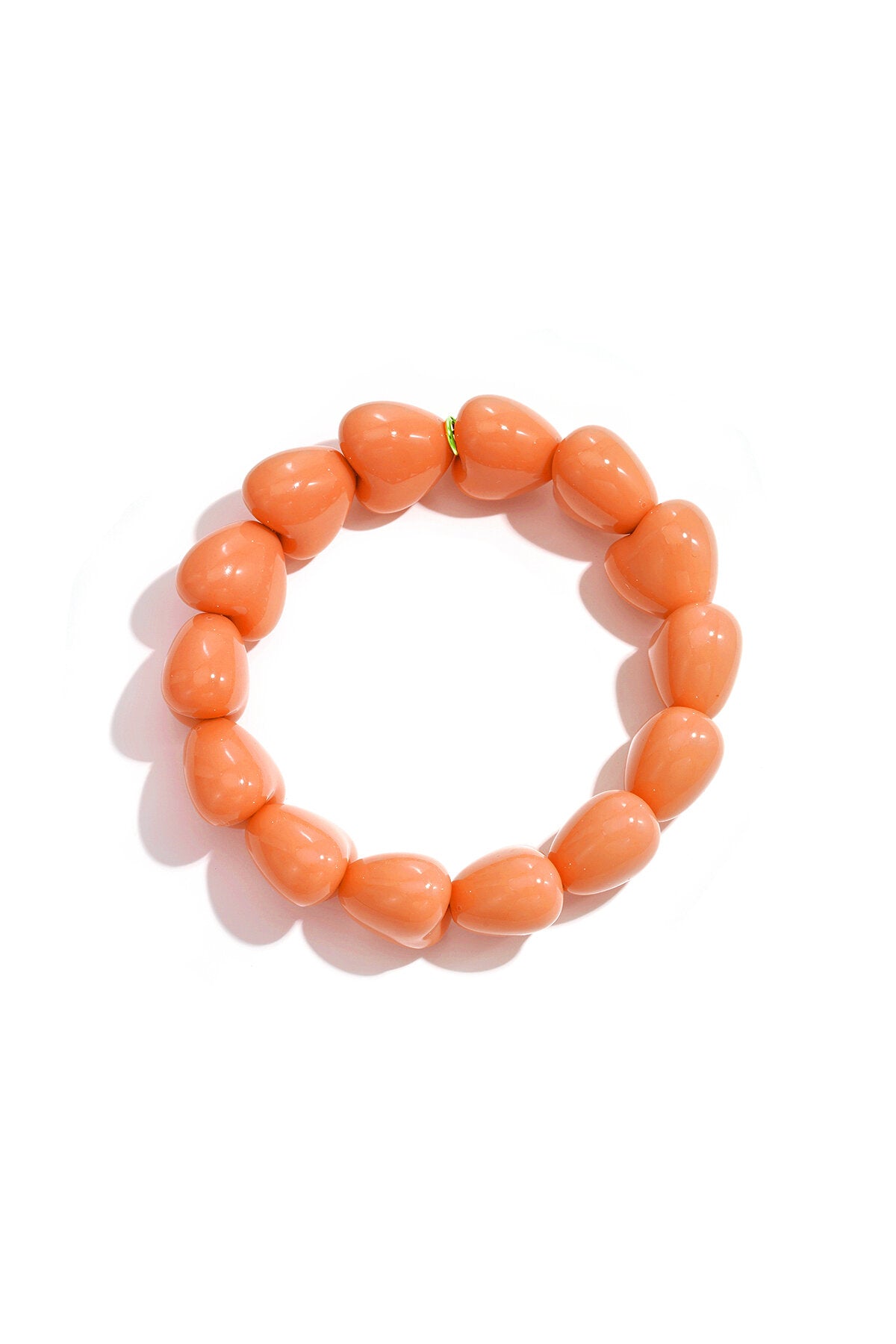 Bracelet en forme de petit cœur à 14 perles