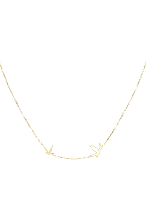 collier oiseau