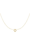 collier trèfle diamant