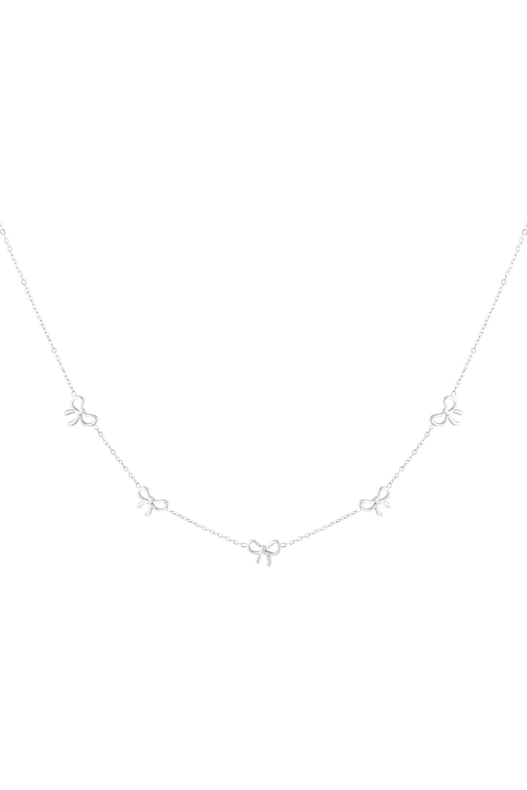 Collier Charming Bows - doré