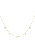 Collier Charming Bows - doré