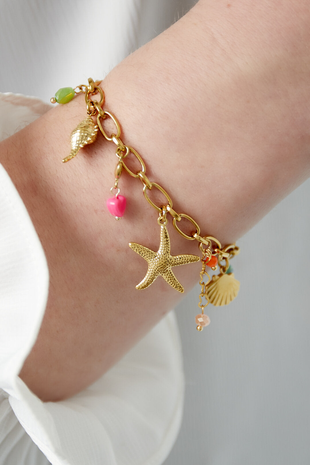 Bracelet à breloques côtières
