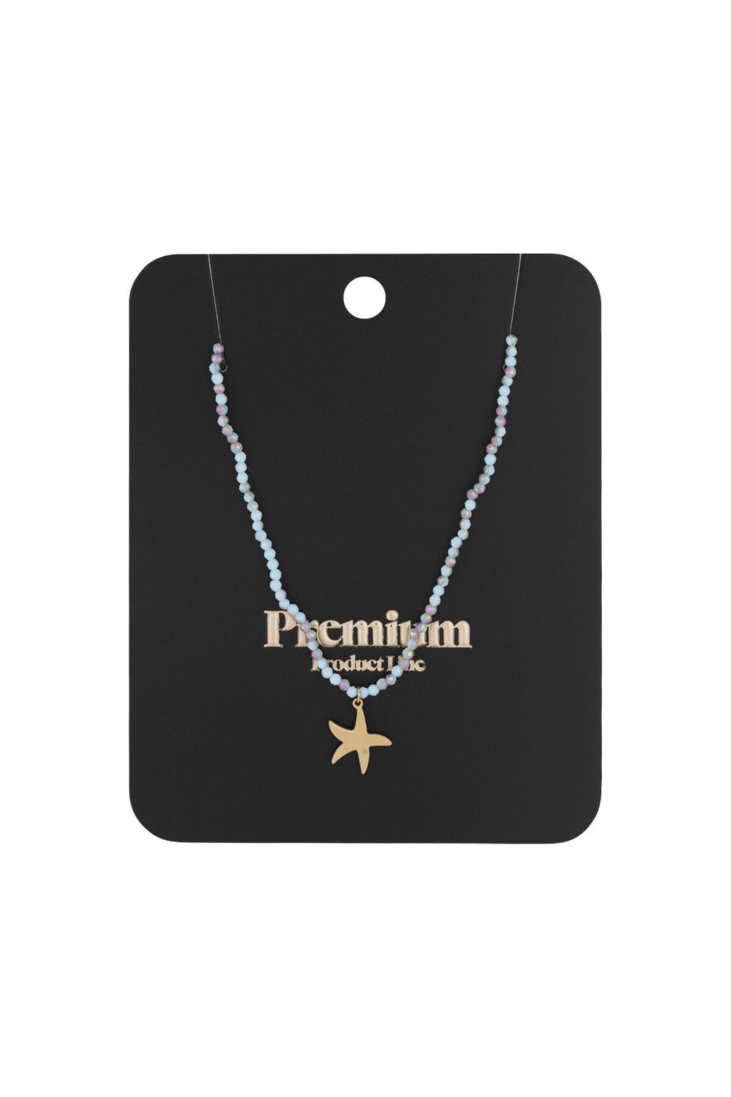 Collier étoile de mer colorée