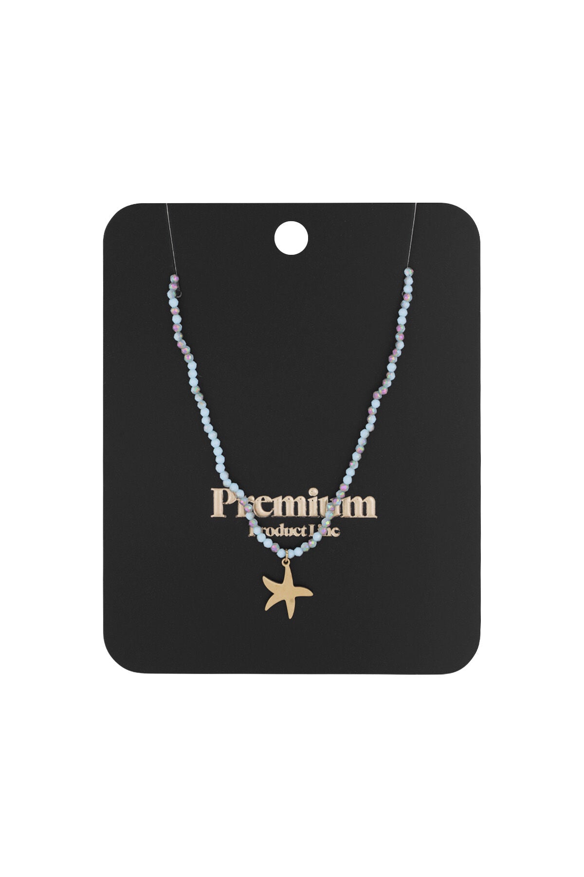 Collier étoile de mer colorée