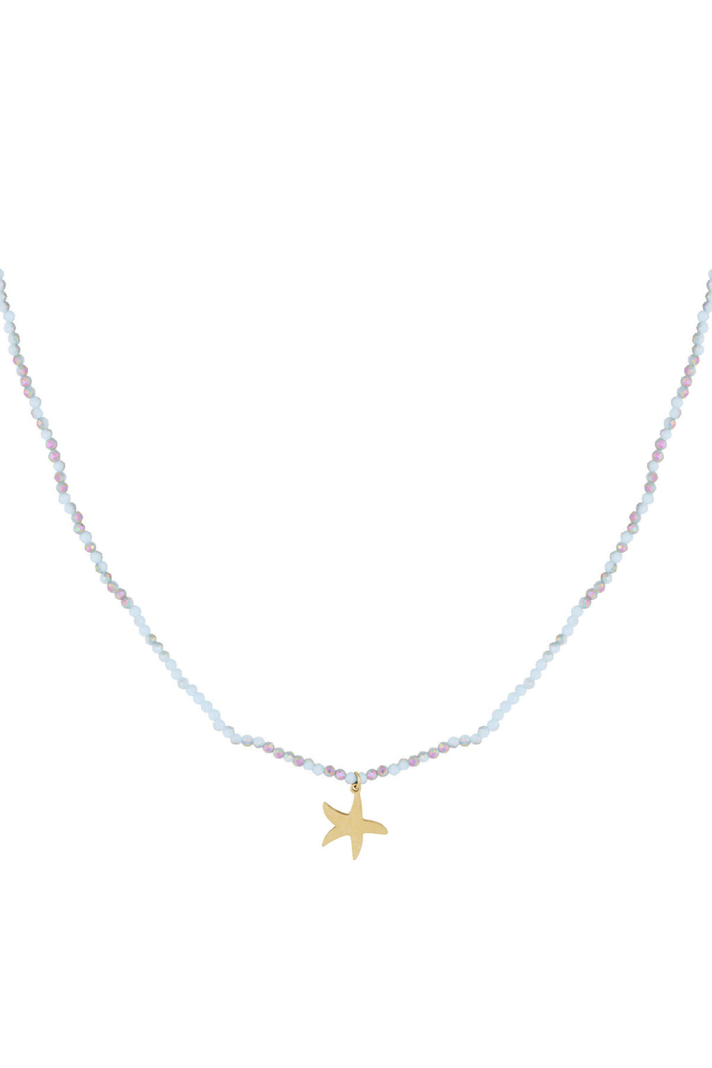 Collier étoile de mer colorée