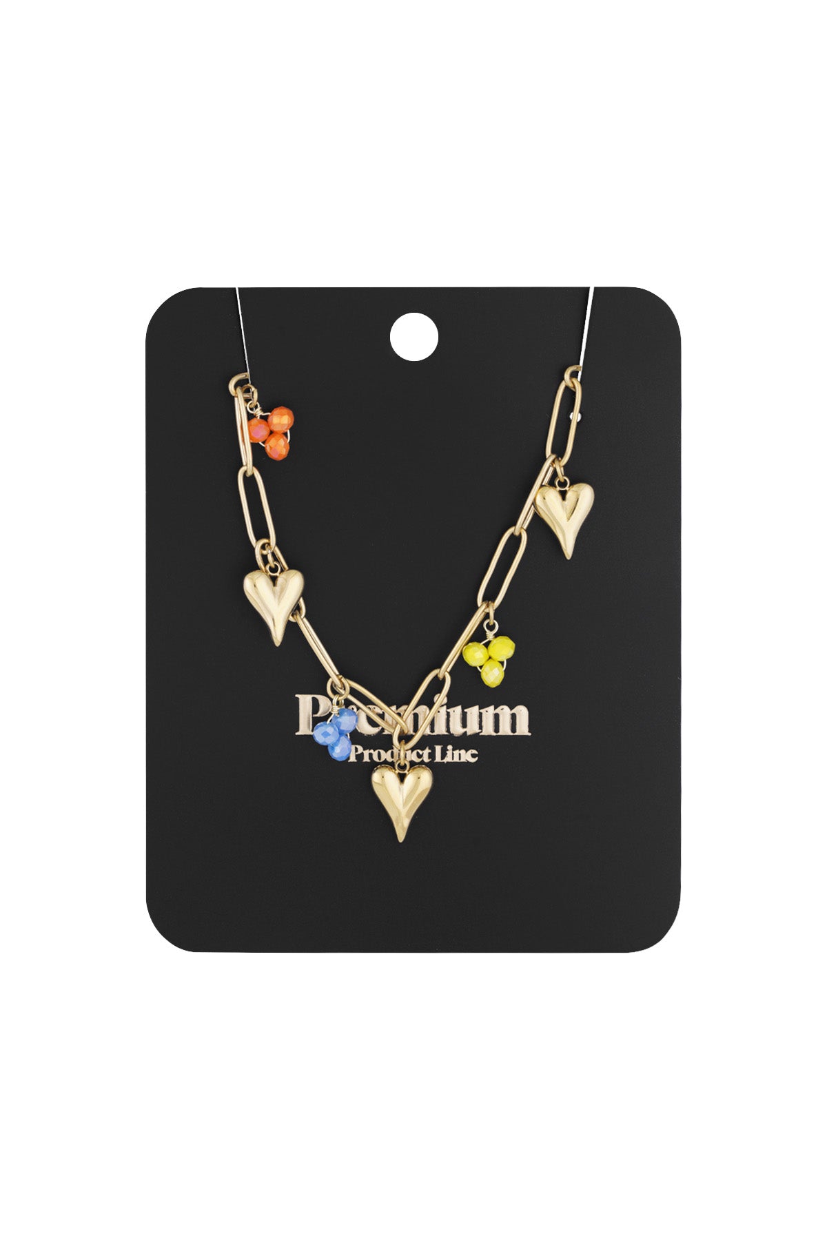 collier à breloques amour primaire