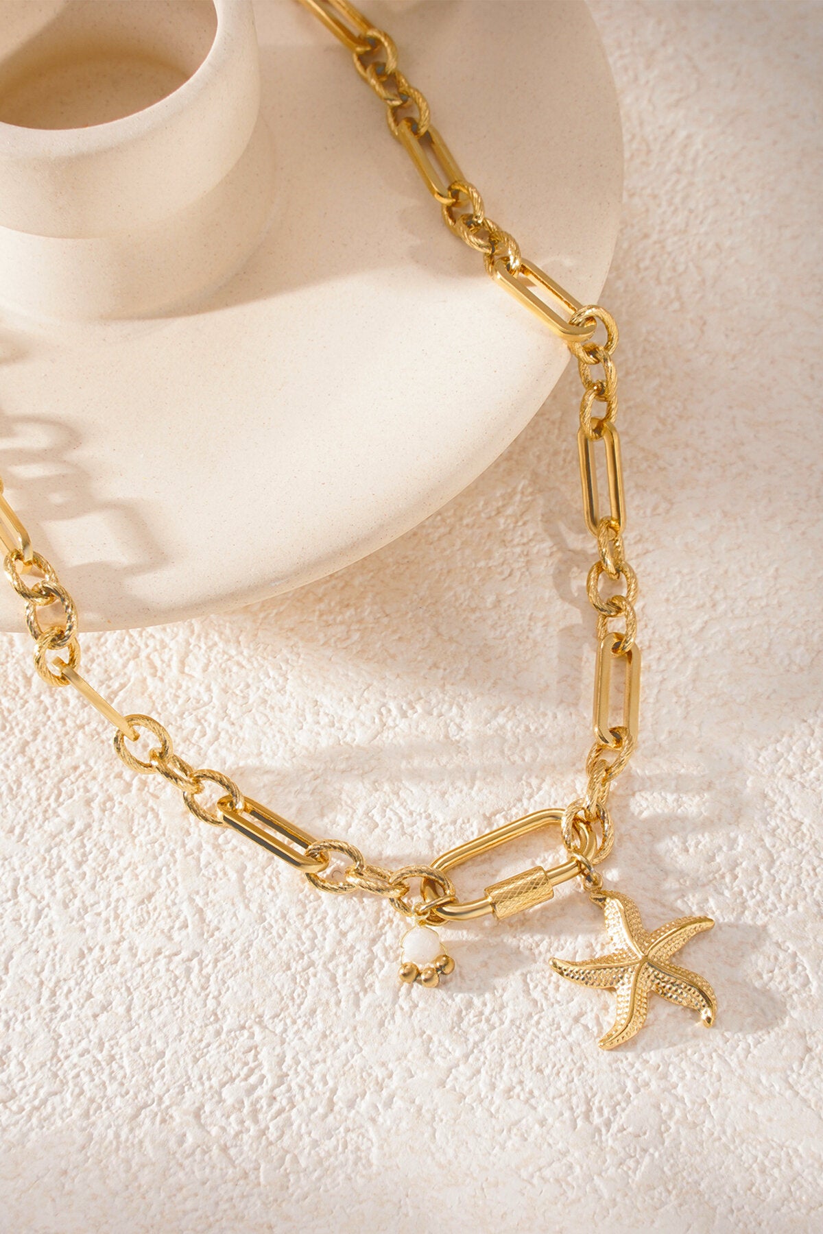 collier dîner étoile de mer