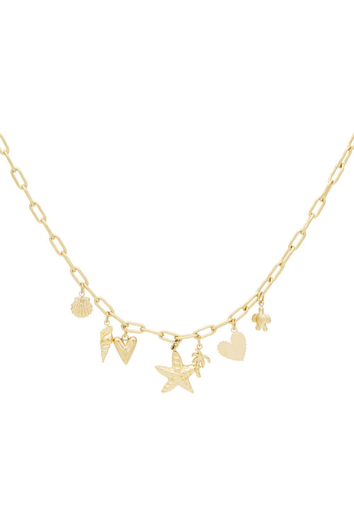 collier à breloques beach babe