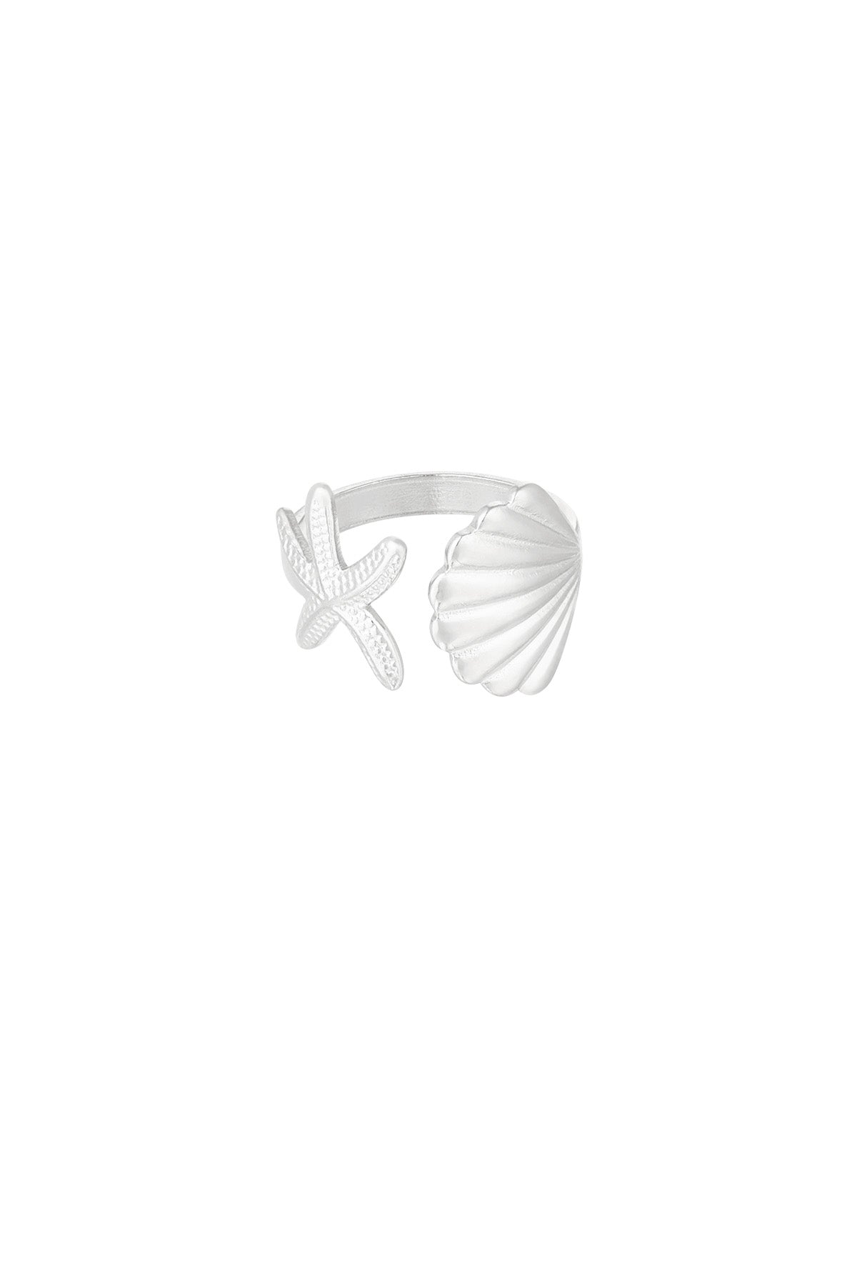 Bague coquillage vibes - dorée