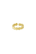 bague fleur scintillante