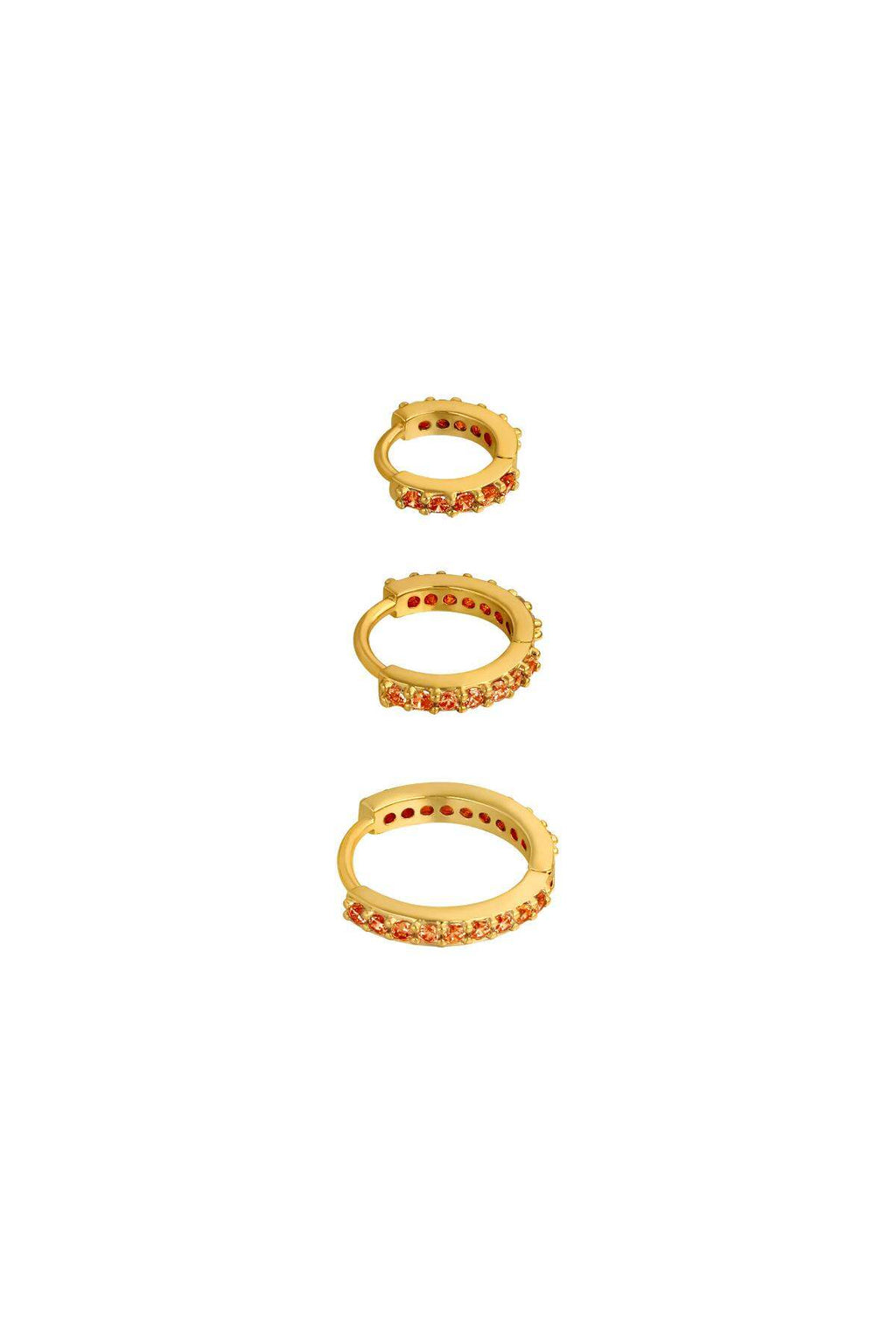 Boucles d'oreilles rondes en cuivre