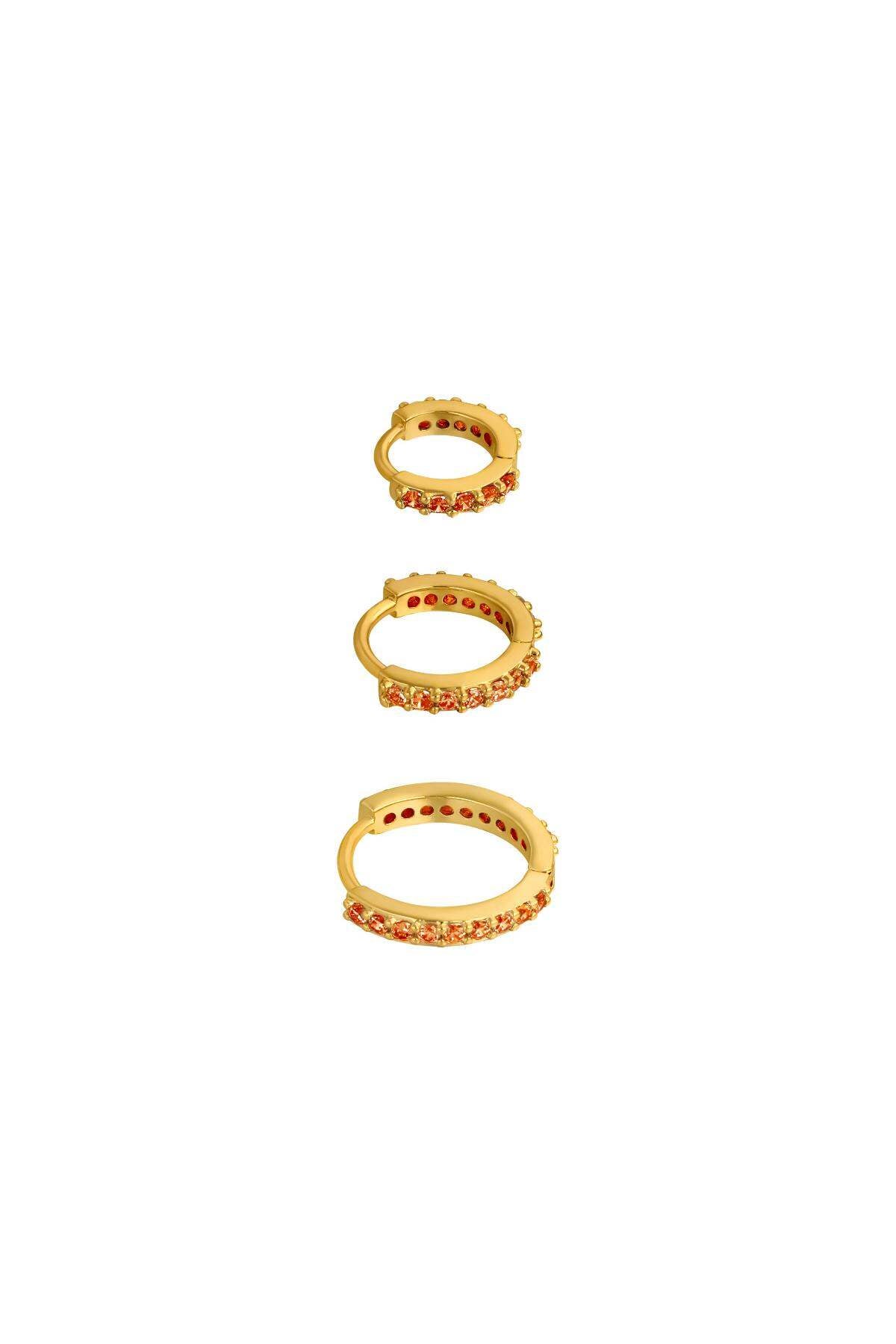 Boucles d'oreilles rondes en cuivre