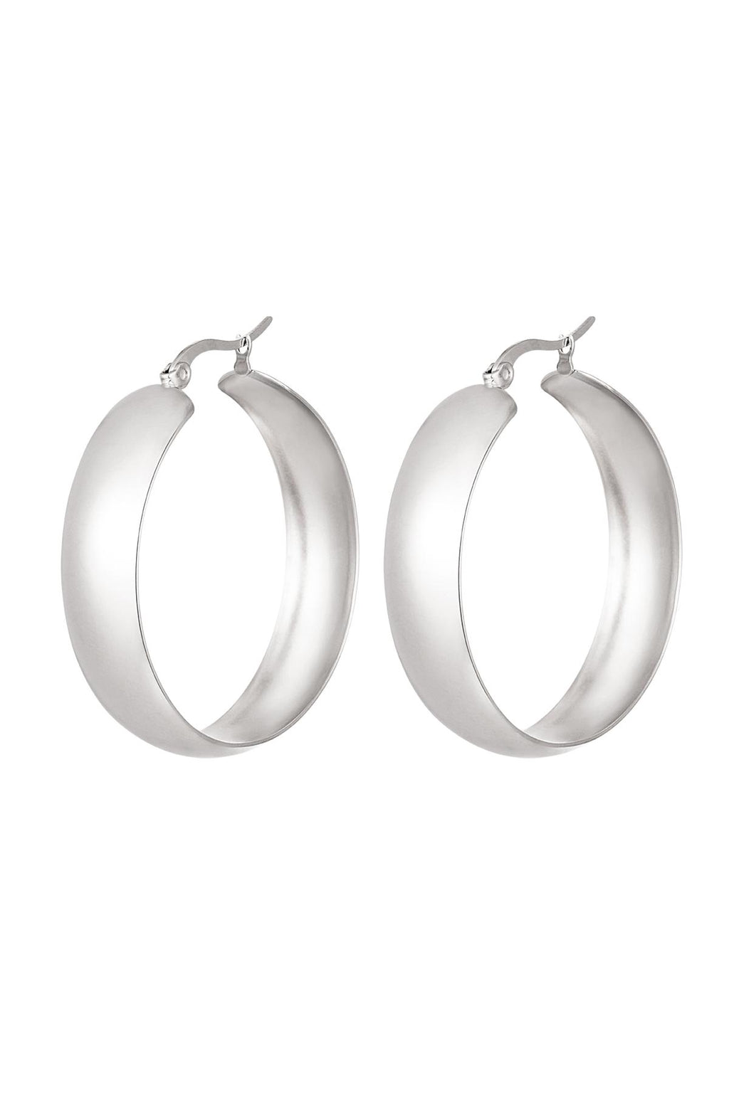 Boucles d'oreilles en acier inoxydable chic
