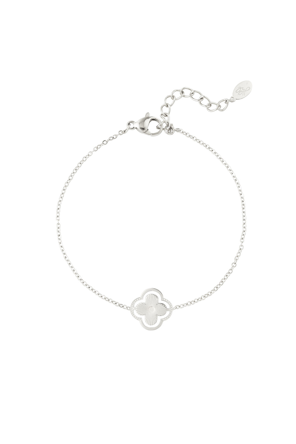 Bracelet double trèfle - doré
