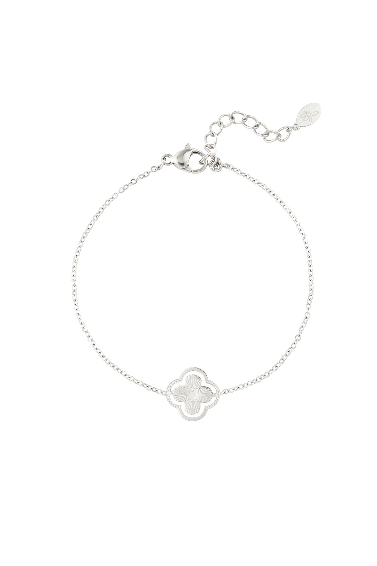 Bracelet double trèfle - doré