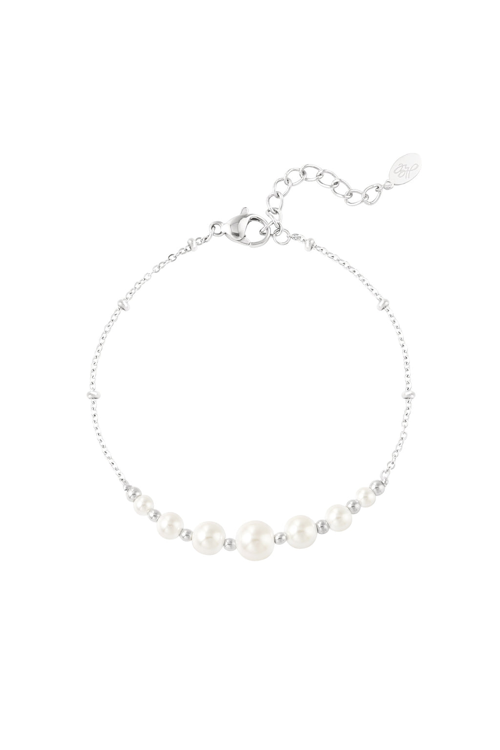 Bracelet de fête en perles - doré