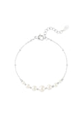 Bracelet de fête en perles - doré