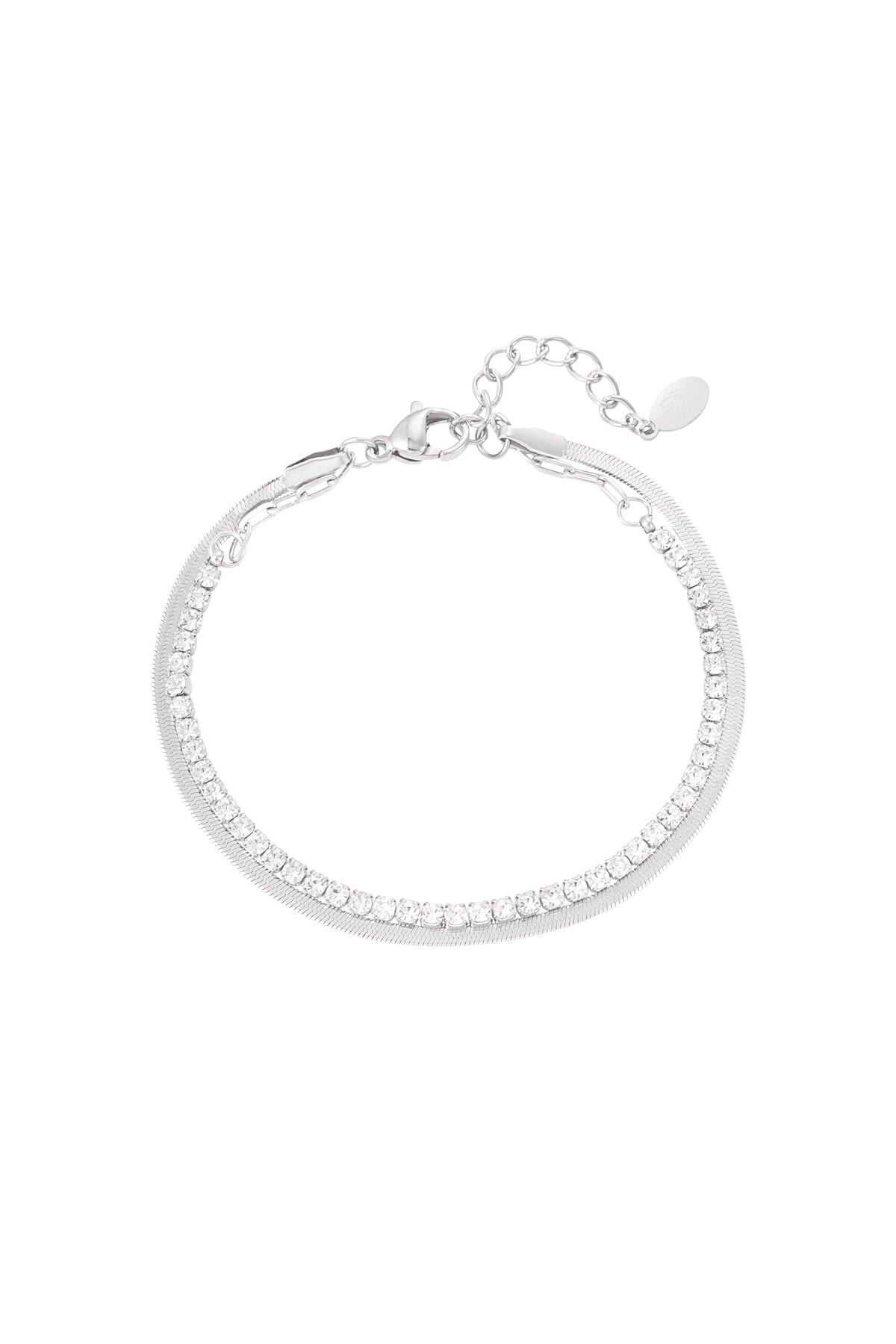 bracelet double avec diamants
