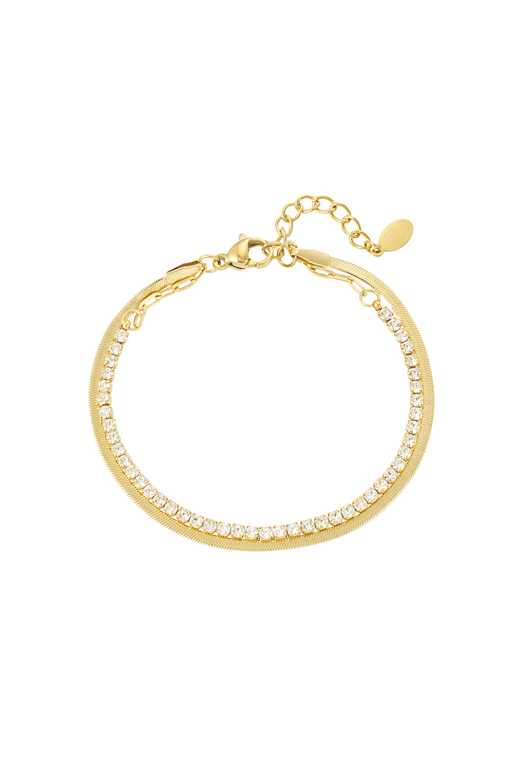 bracelet double avec diamants
