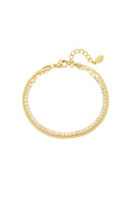 bracelet double avec diamants