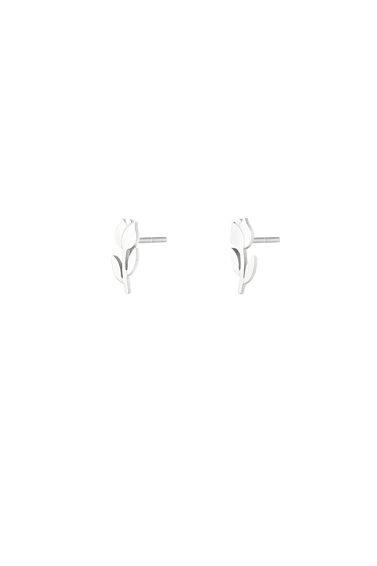 boucles d'oreilles à tige tulipe