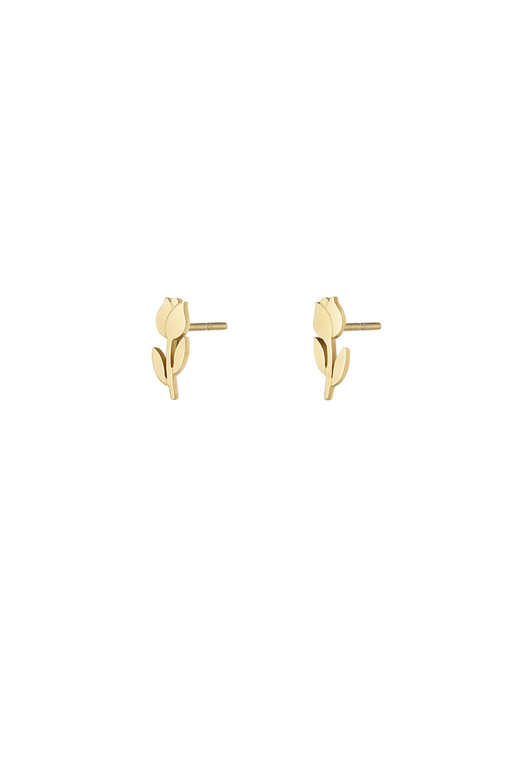 boucles d'oreilles à tige tulipe