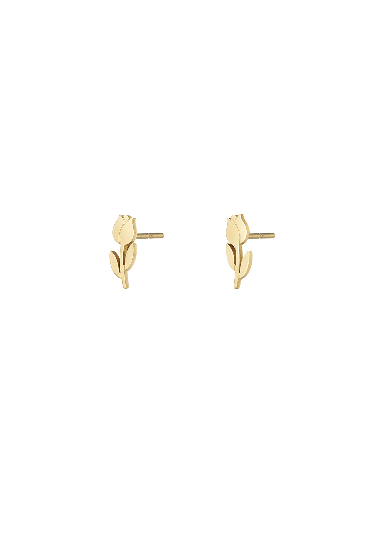 boucles d'oreilles à tige tulipe