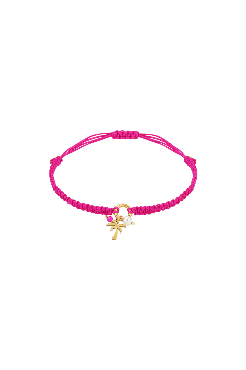 Bracelet Palm Paradise - Couleur orange et or