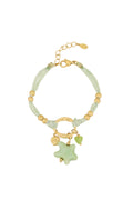 Bracelet étoilé - Couleur vert et or
