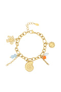 bracelet soleil doré