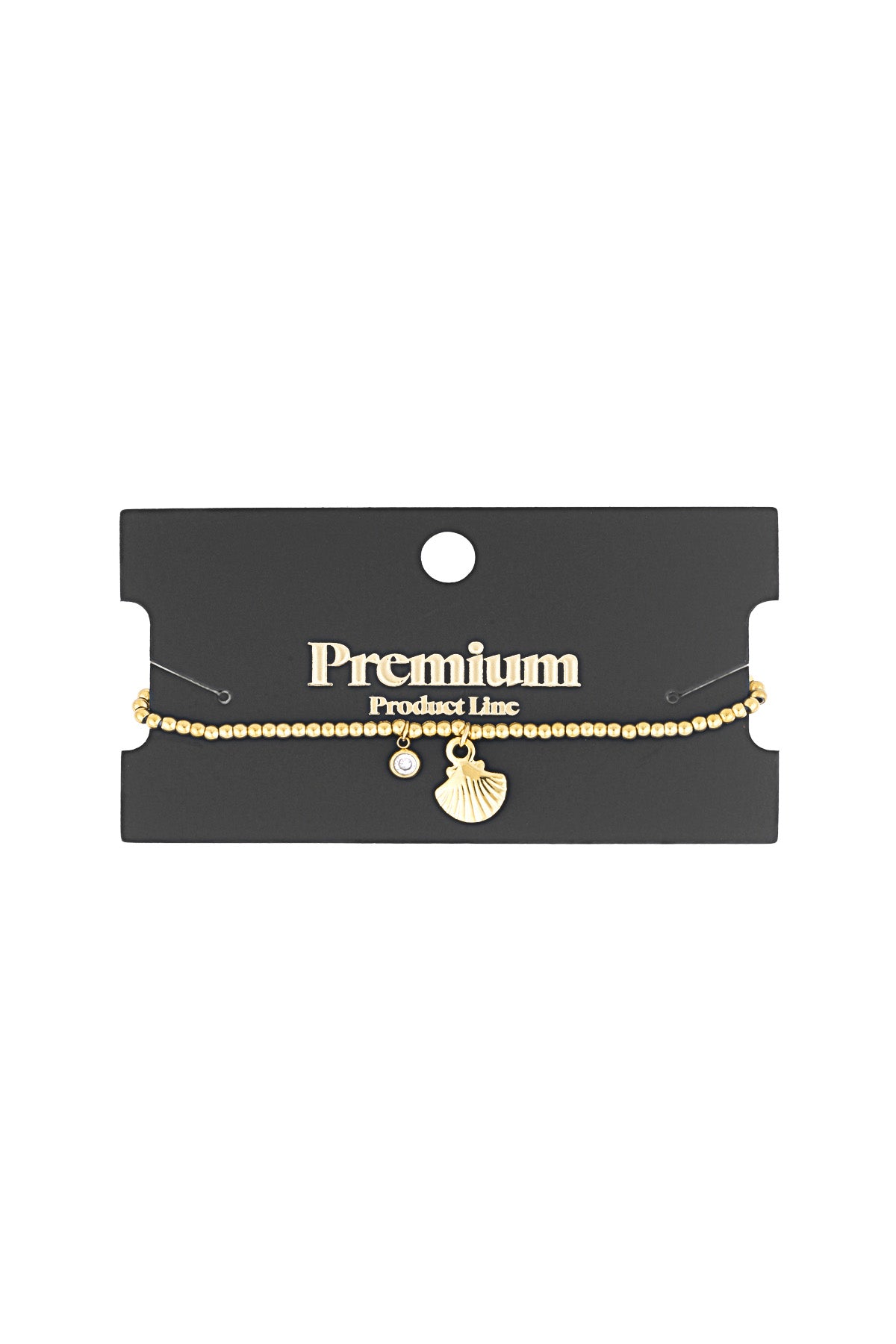 bracelet simple coquillage scintillant
