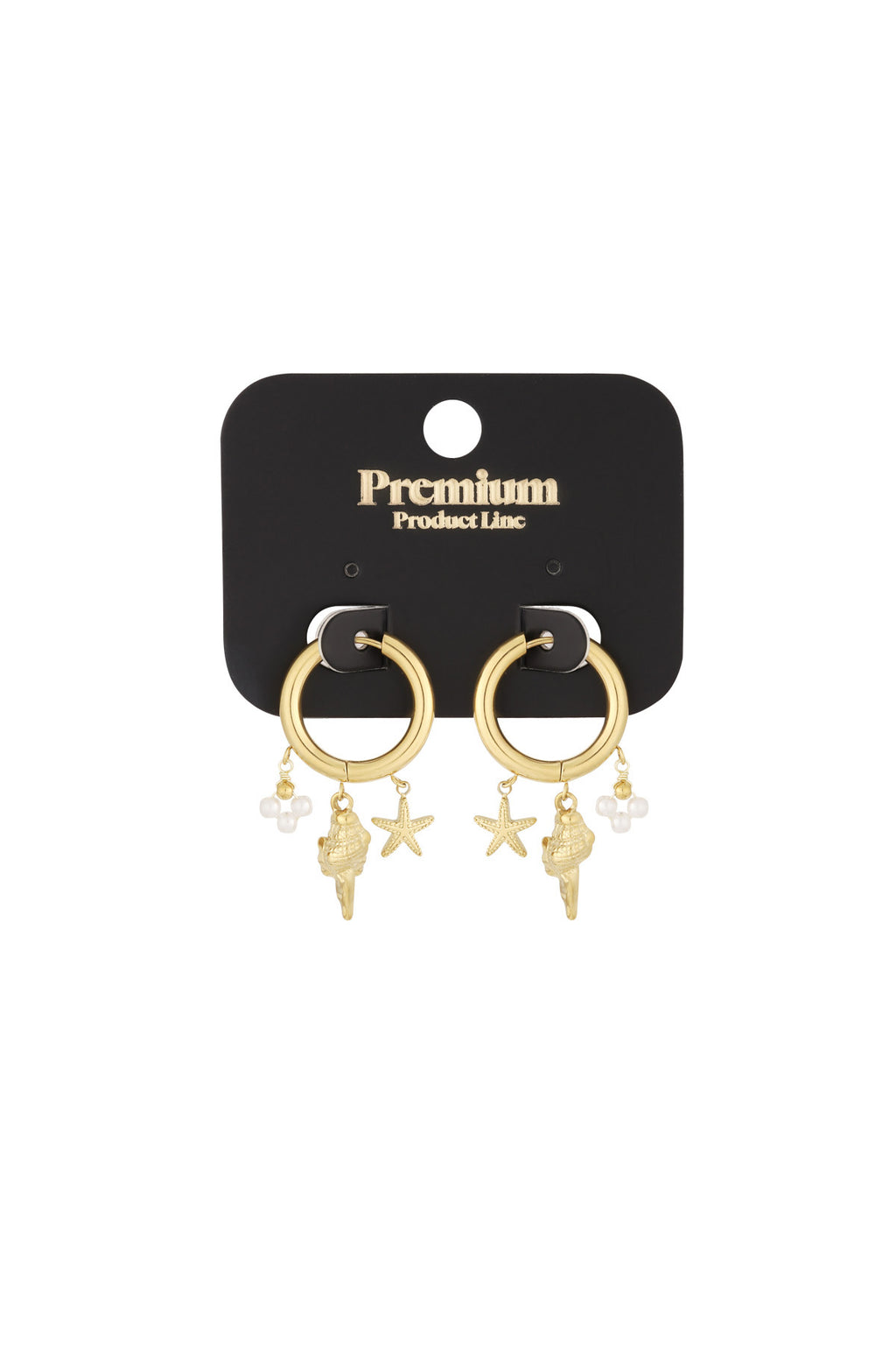 boucles d'oreilles vie marine