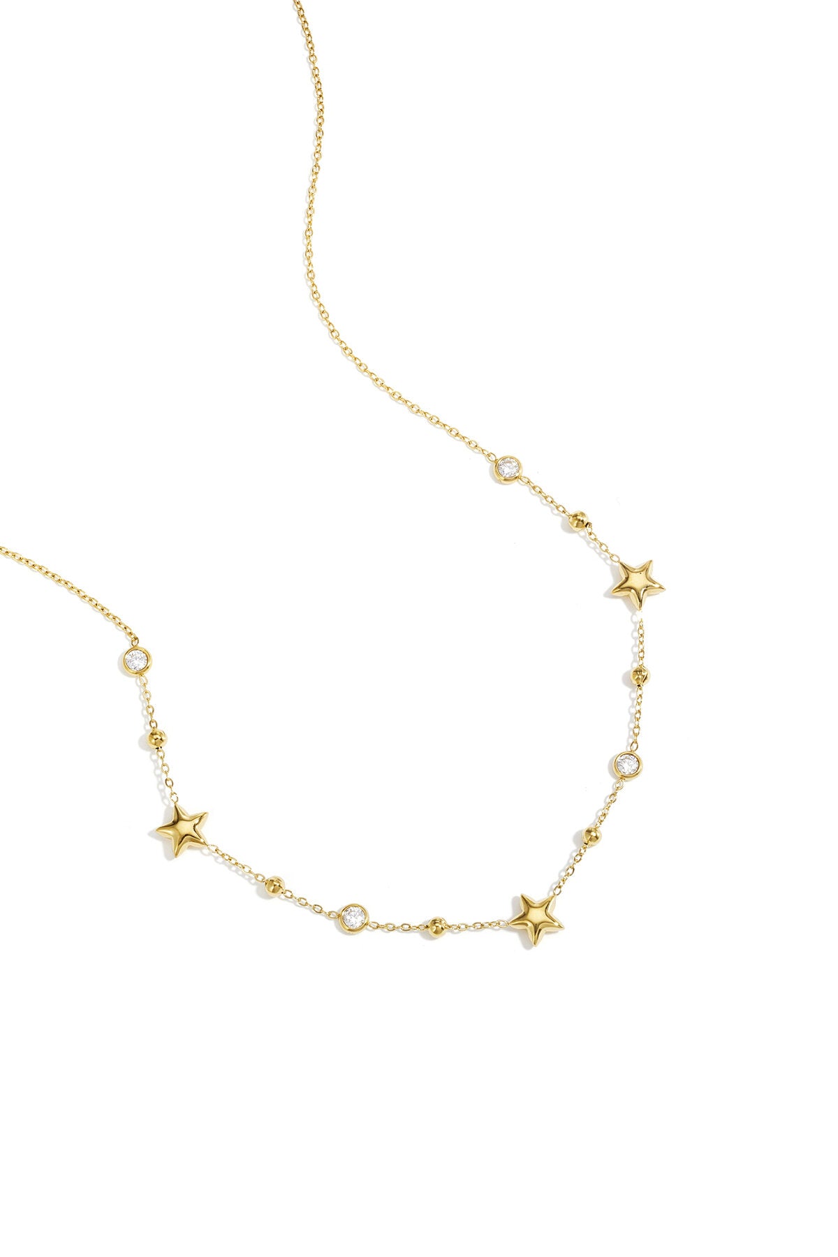 Collier orné d'étoiles et de pierres