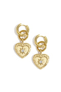 Boucles d'oreilles pendantes en forme de cœur, série simple et décontractée pour le quotidien, bijoux pour femmes
