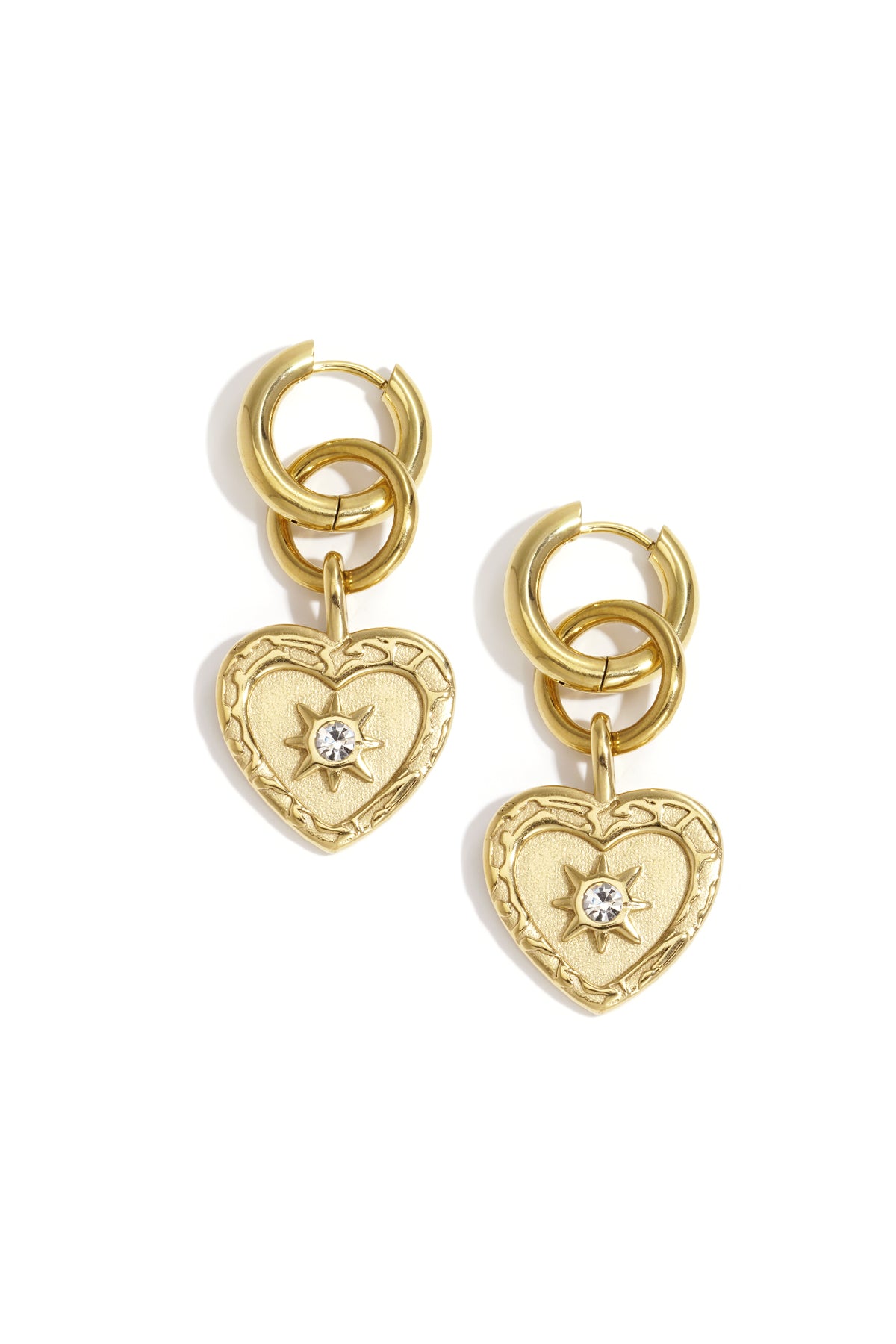 Boucles d'oreilles pendantes en forme de cœur, série simple et décontractée pour le quotidien, bijoux pour femmes