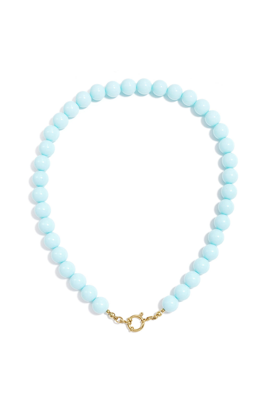 Collier de perles avec fermeture sur le devant - 12 mm